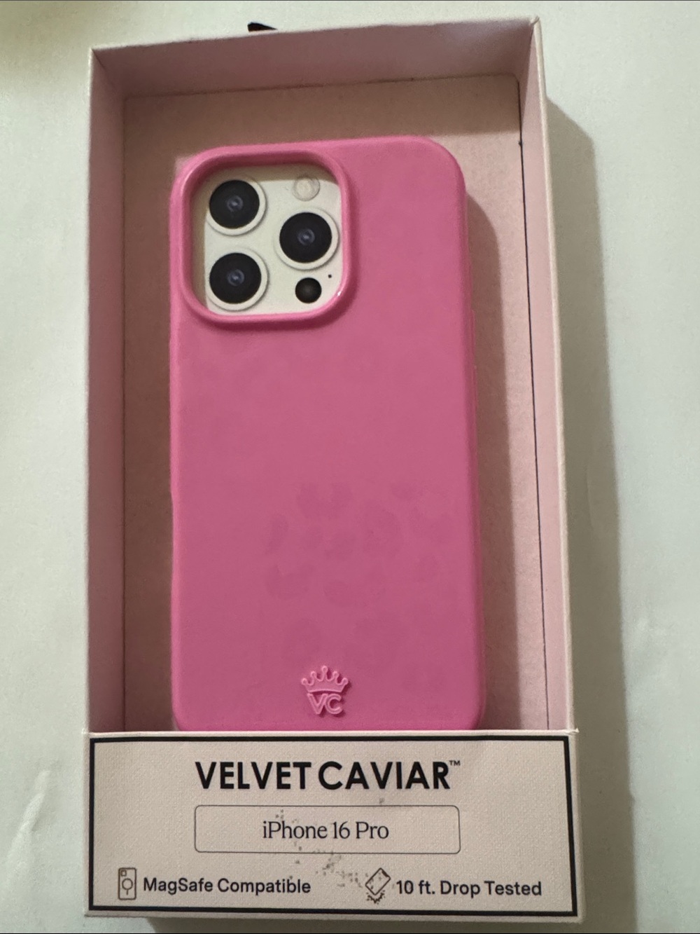 Velvet Caviar Hot Pink iPhone 16 Pro Silicone Case